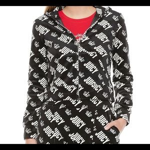 Juicy By Juicy Couture Velour Womens Long Sleeve Hoodie